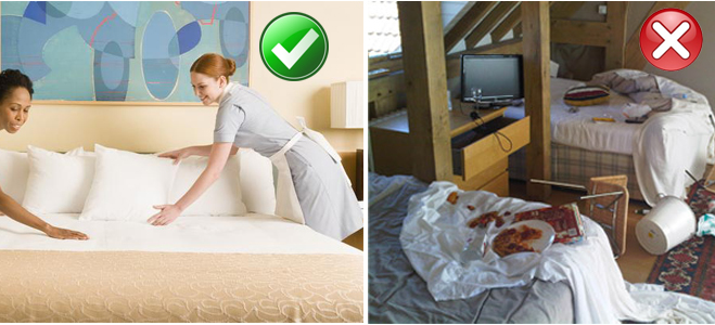 9 buenas prácticas en la limpieza de un hotel