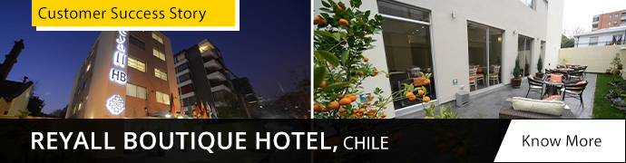 Chile’s Reyall Boutique Hotel switches to Hotelogix PMS to see a 10% uptick in revenue, direct & web bookings
