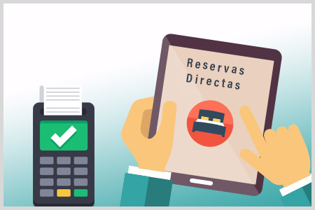 Conduzca reservas directas