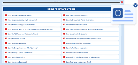 On-screen user manuals