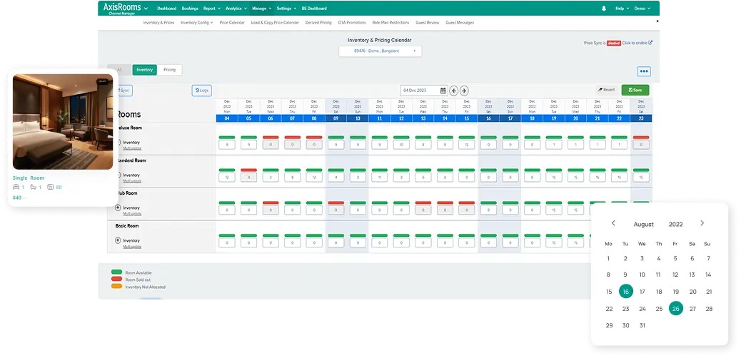 Hotelogix Integration Dashboard
